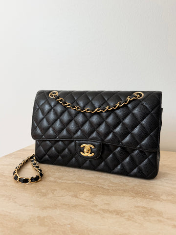 Chanel Medium Classic Flap Bag Black GHW