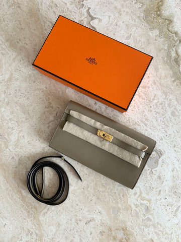 Hermés Kelly To Go Beige Marfa Evercolor GHW