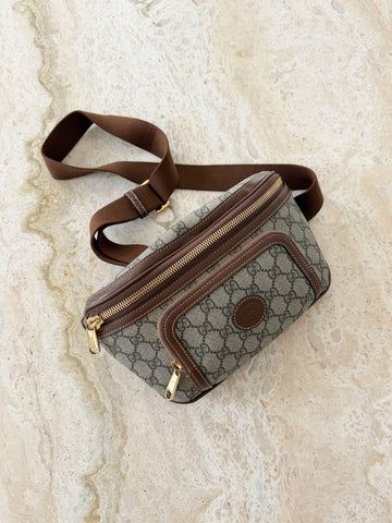 Gucci Interlocking Belt Bag GG Supreme Canvas