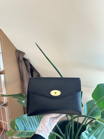 Mulberry Large Darley Cosmetics Pouch Black