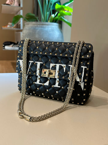 Valentino Garavani Medium Nappa Rockstud Spike Bag