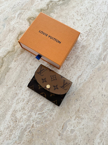 Louis Vuitton Rosalie Coin Purse Monogram Reverse Canvas