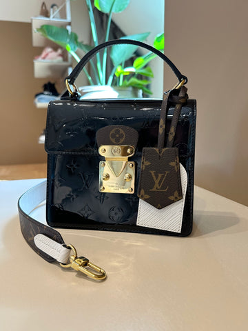 Louis Vuitton Spring Street Black Monogram Vernis Leather
