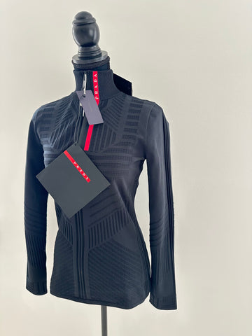 Prada Re-Nylon Turtleneck Sweater Black M
