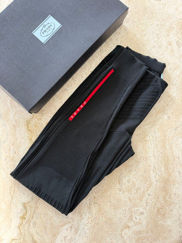 Prada Re-Nylon Piqué Leggins Black 42