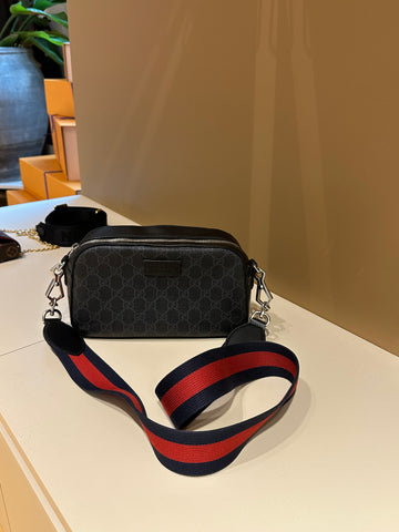 Gucci Messenger Bag Black/Grey