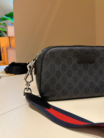 Gucci Messenger Bag Black/Grey