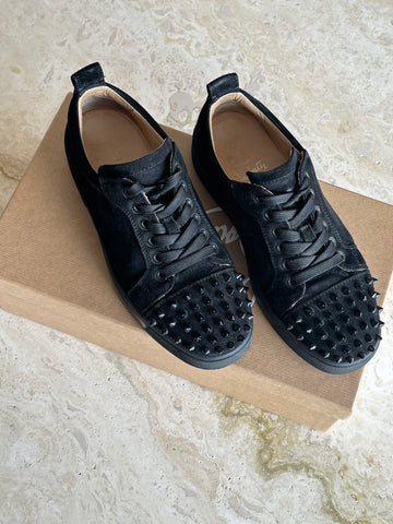 Christian Louboutin Junior Spike Trainers Black 36