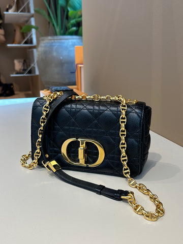 Dior Small Caro Bag Black GHW