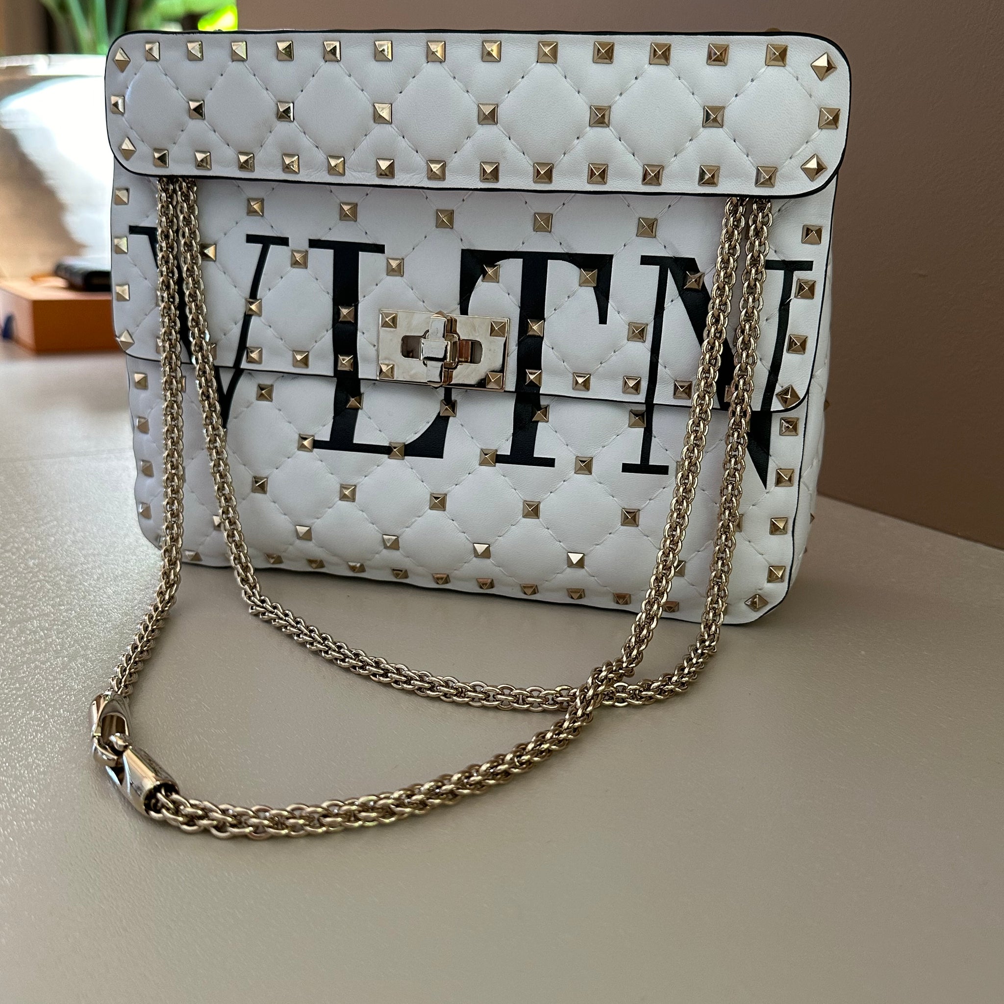 Valentino Garavani Medium Nappa Rockstud Spike Bag