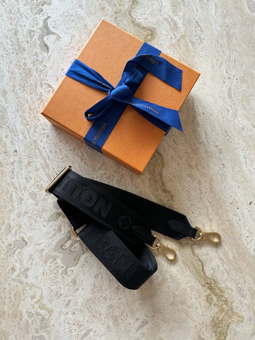 Louis Vuitton Bandoulière Bag Strap Black