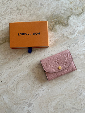 Louis Vuitton Rosalie Coin Purse Rose Poudre