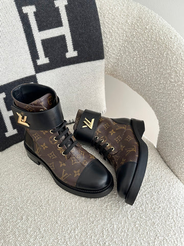 Louis Vuitton Wonderland Boots Monogram 38