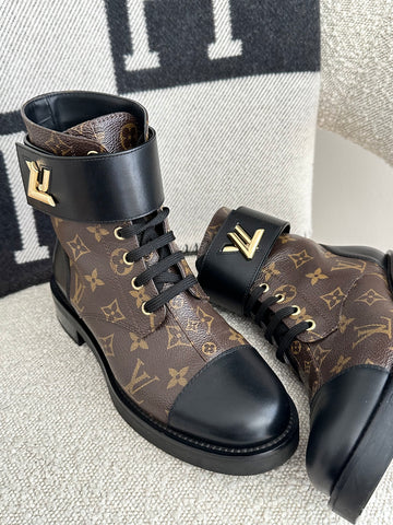 Louis Vuitton Wonderland Boots Monogram 38