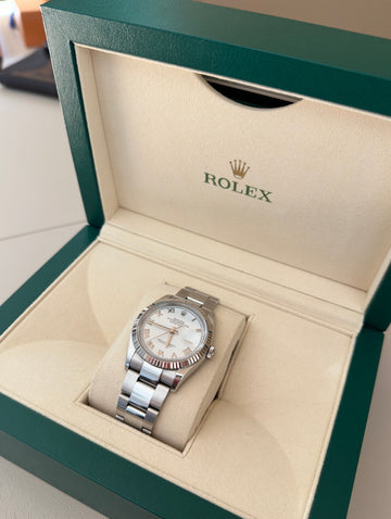 Rolex Datejust Oyster 36mm Oystersteel and White Gold