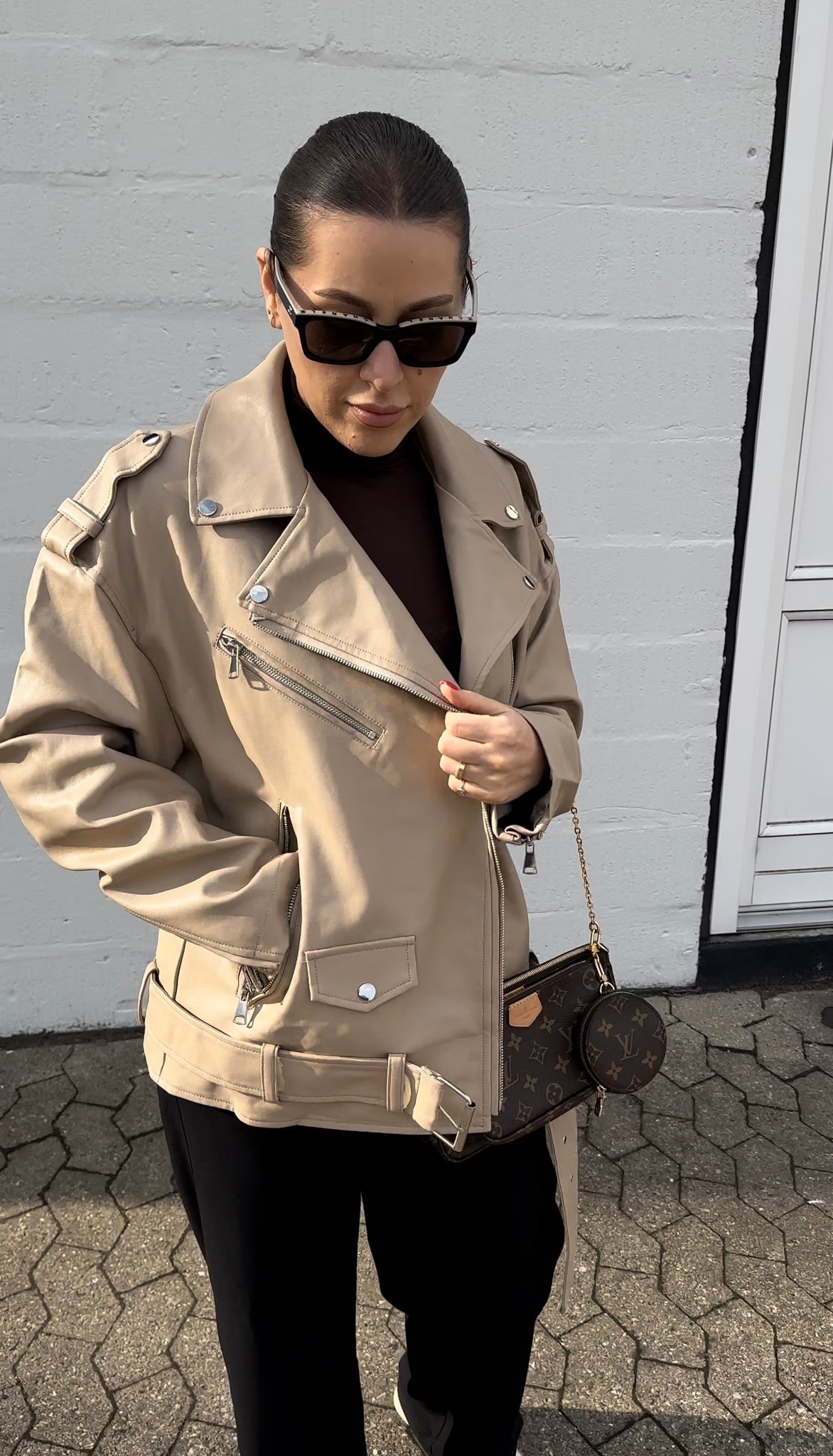 Oversized PU Jacket