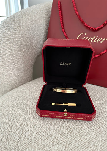 Cartier 18K Love Bracelet Yellow Gold
