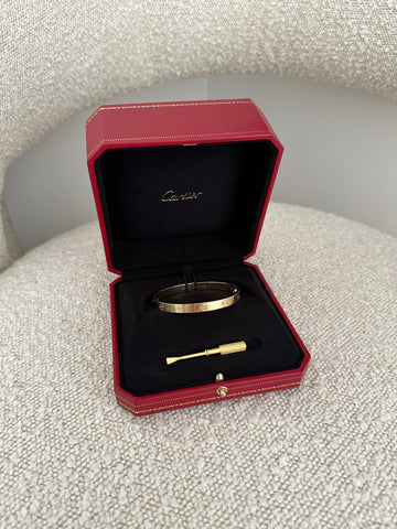 Cartier 18K Love Bracelet Yellow Gold